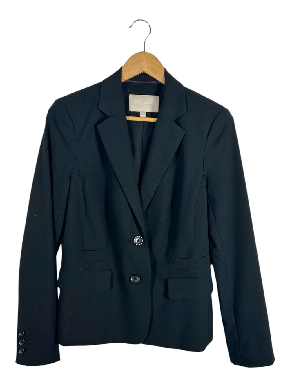 Banana Republic Black Tailored Blazer Size 6